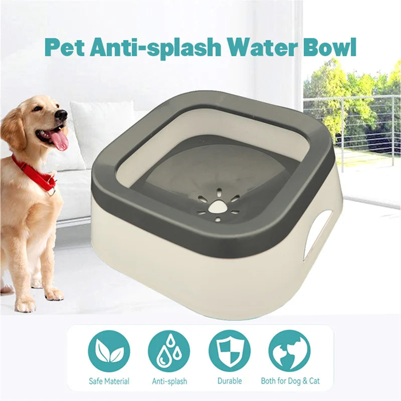 Barklik SplashGuard™ – No-Spill Dog Water Bowl (1L Capacity)