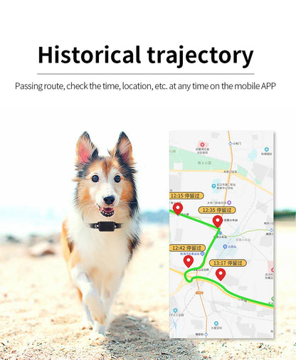 Waterproof GPS Pet Tracker Collar – Adjustable, Real-Time Location, Remote Tracking for Dogs & Cats
